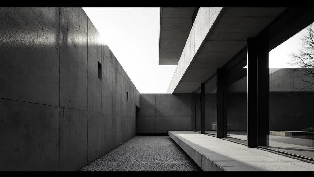 Coastal architecture detail photograph from the Mørk portfolio