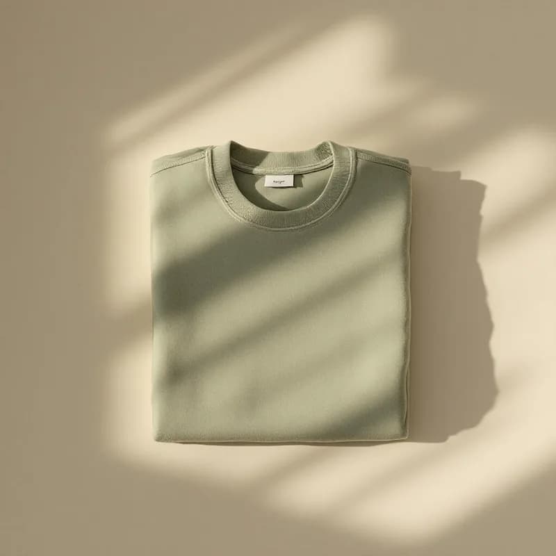 Sustainable fashion product photograph — Linen Overcoat from the Atelier Verde project
